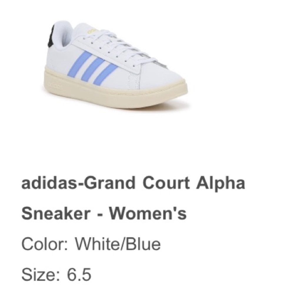 Adidas Grand Court Alpha Sneaker-women’s size 6.5